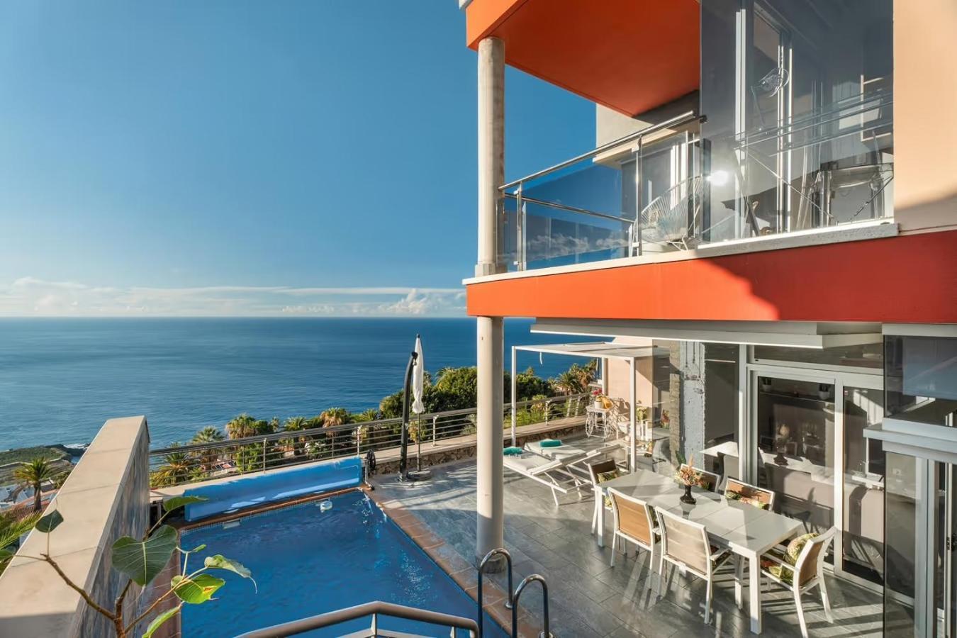 Villa Golden Horizon Con Piscina Privada Climatizada Santa Úrsula Extérieur photo