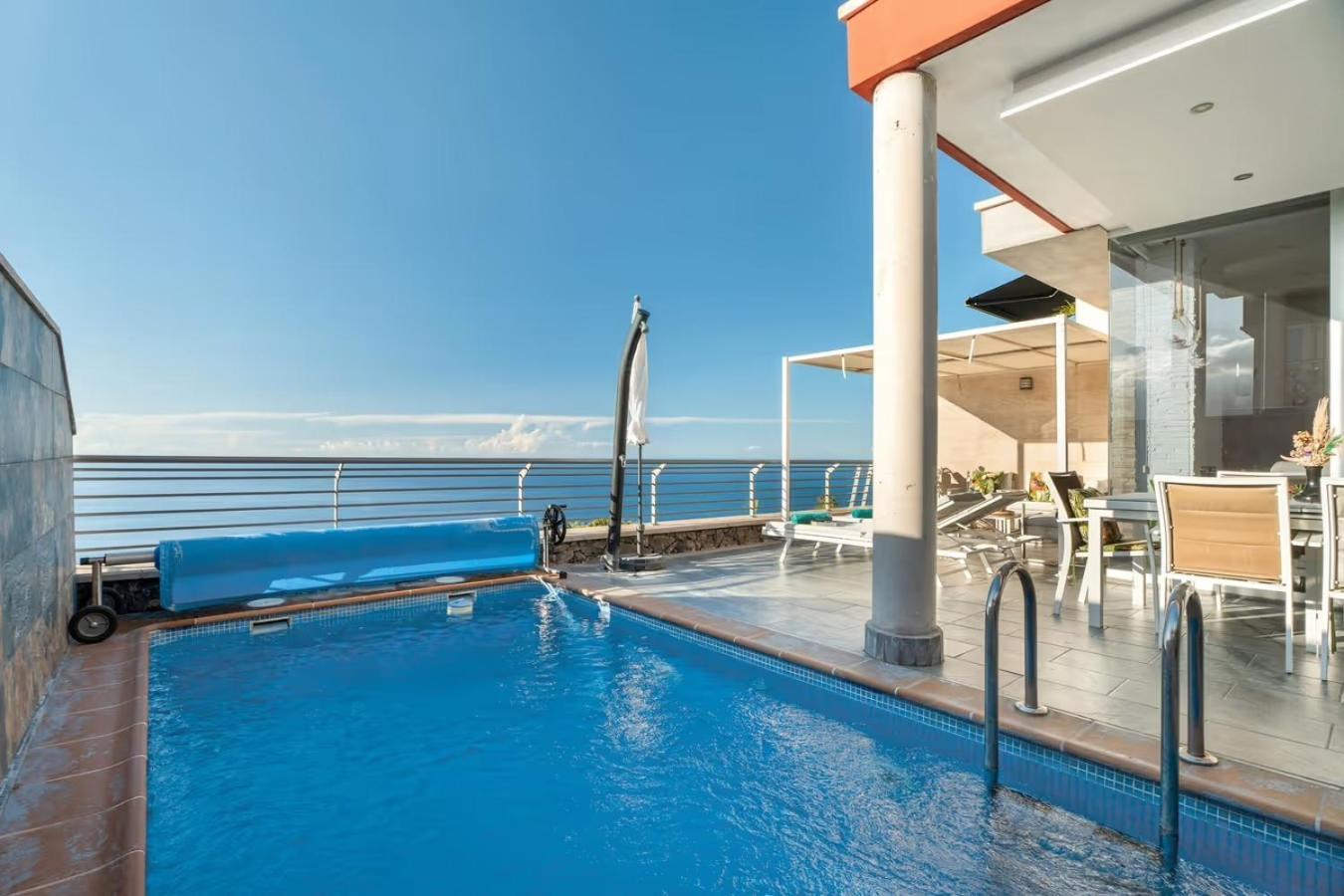 Villa Golden Horizon Con Piscina Privada Climatizada Santa Úrsula Extérieur photo
