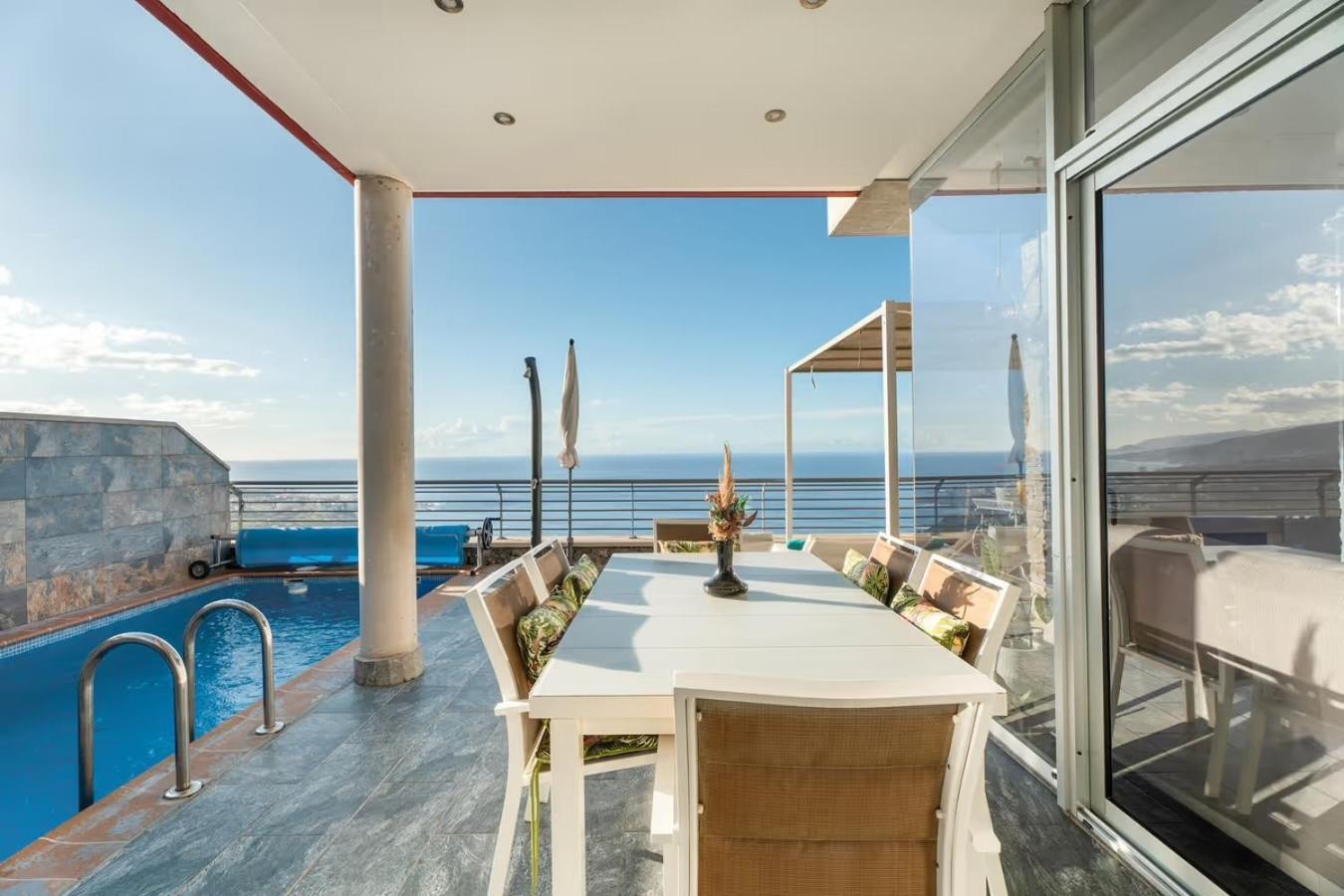 Villa Golden Horizon Con Piscina Privada Climatizada Santa Úrsula Extérieur photo