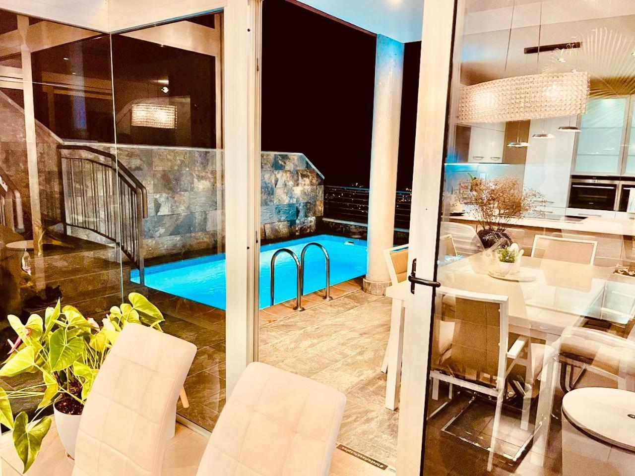 Villa Golden Horizon Con Piscina Privada Climatizada Santa Úrsula Extérieur photo
